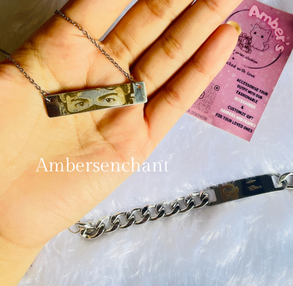 Eye  Engraved Pendant