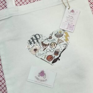 Harry Potter White Tote Bag