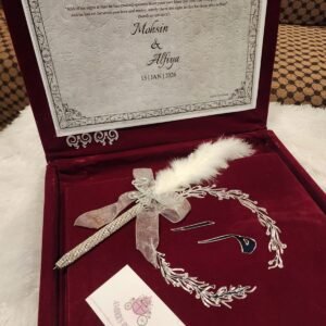 Wedding Certificate & Pen with Box