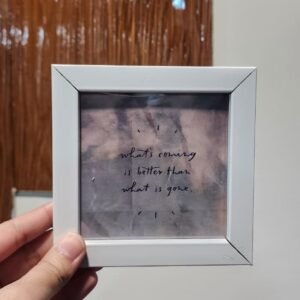 Custom 4x4 inc White Photo Frame