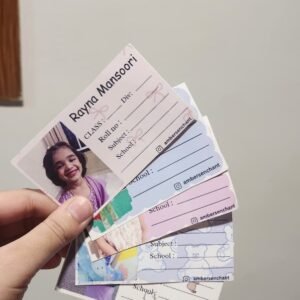 Customized School Name  21 Slips / Labels