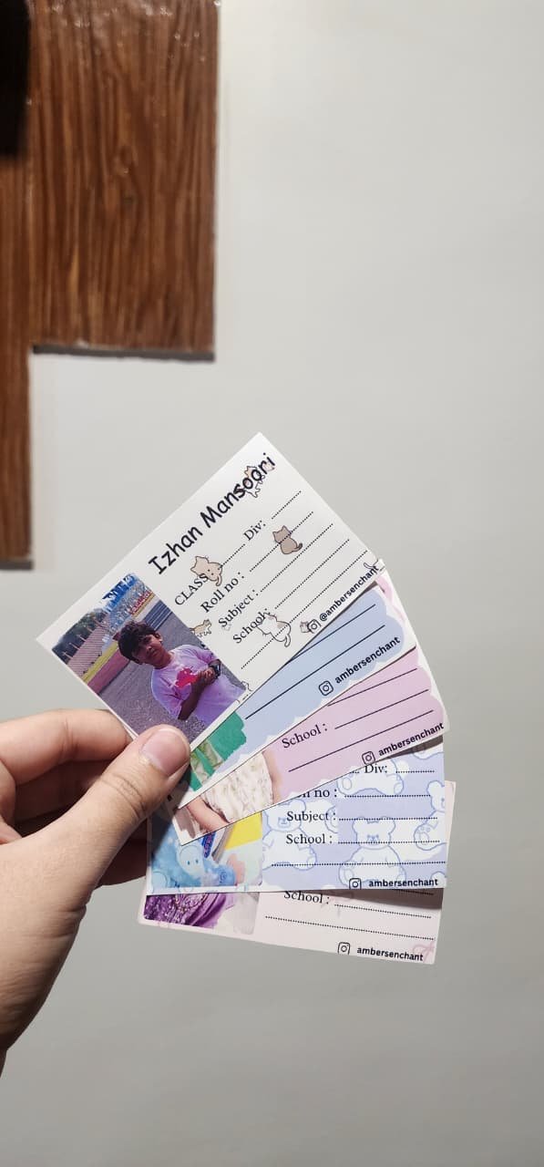 Customized School Name 21 Slips / Labels - Image 2