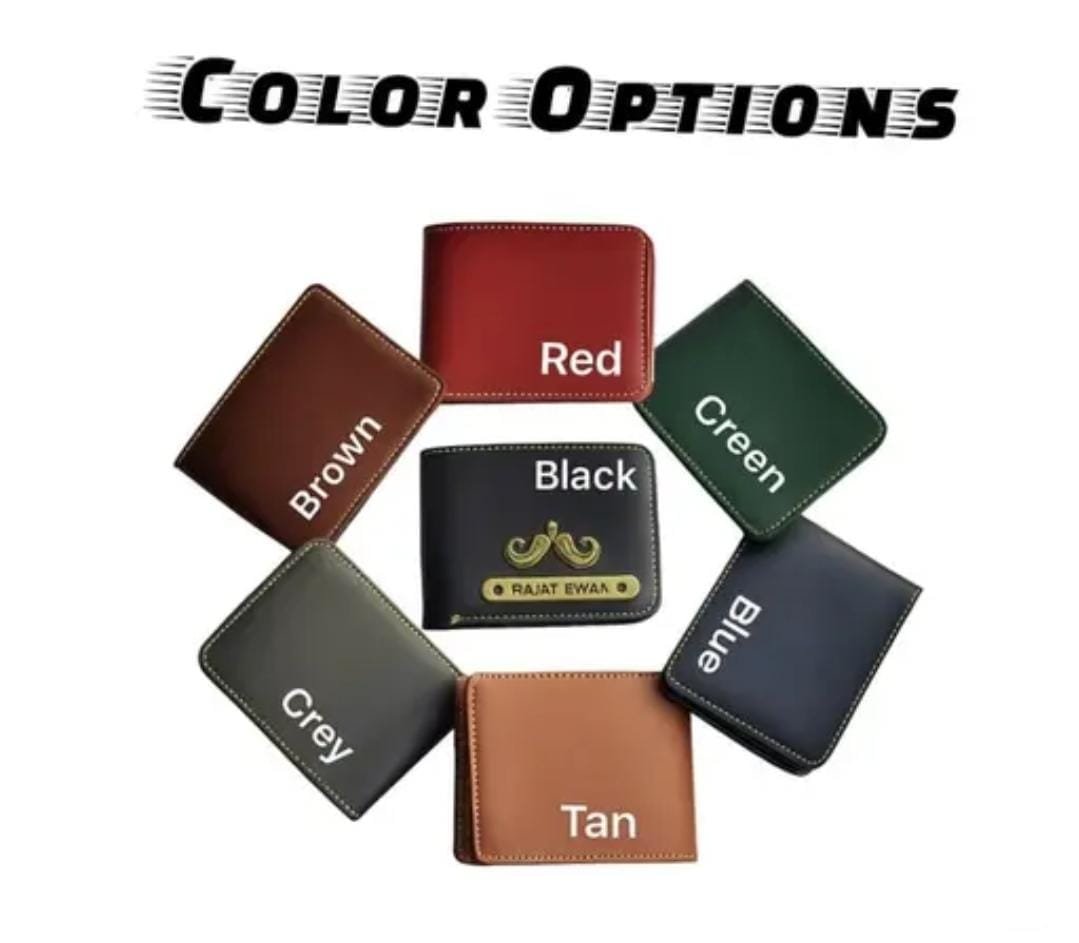 Personalized Brown Wallet with Charm - Image 5