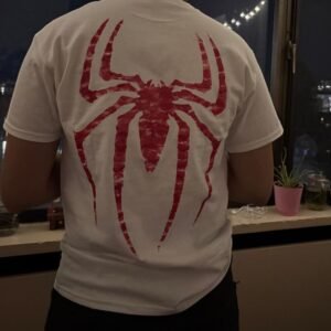 Custom Spider-Man Printed Cotton T-Shirt